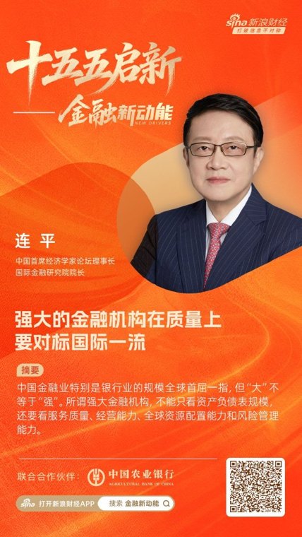 对话中国首席经济学家论坛理事长连平:强大的金融机构在质量上要对标国际一流丨十五五启新